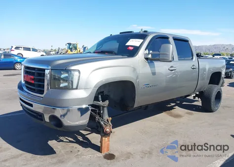 2007 GMC Sierra 2500Hd Slt from USA, damaged, VIN 1GTHK23617F503813